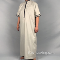Abbigliamento islamico a maniche corte per uomo Thobe